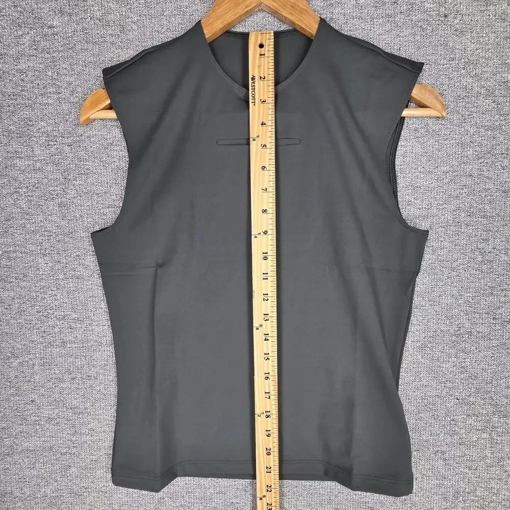 YEEZY GAP ENGINEERED BY BALENCIAGA T‑SHIRT TANK TOP – DARK GRAY – SIZE MEDIUM
